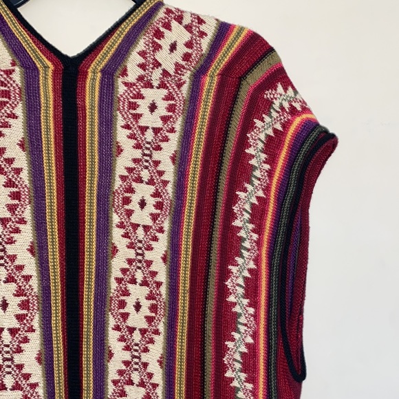 RALPH LAUREN DENIM & SUPPLY Navajo Aztec Tribal Long Sweater Vest Top - Picture 9 of 9